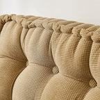 DormCo Rainha - Ultra Thick Tufted Floor Pillow - Natural Tan 23.60" x 40.15" x 7.85"D