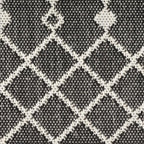 Nourison Home Positano Black 9' x 12' Area Rug - Easy Clean, Non Shedding, Bed Room, Living Room, Dining Room, Kitchen (9' x 12')