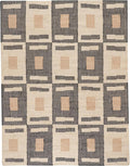 Dash and Albert Cassia Handwoven Jute Rug, 7.5 X 9.5 Feet, Black/Neutral Geometric Pattern - Premium Luxury Hotel Quality Soft Breathable Hypoallergenic Machine Washable Easy Care All Season