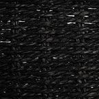 Household Essentials Handwoven Paper Rope Rectangular Storage Basket, Black
