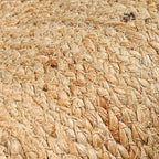 Savi Home Hand Woven Jute Braided Rug, 6' Round - Natural, Reversible Area Rugs for Living Room, Farmhouse, Kitchen, Handcrafted 6 Feet Round Area Rugs - Natural