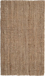 SAFAVIEH Area Rug 2x3 - Natural Fiber Collection - Natural & Grey, Handmade Jute, Farmhouse Style, Chunky Textured Thick Pile (NF447M)