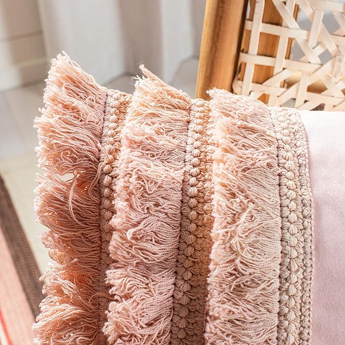 Safavieh Grema 12 x 20-inch Pink Bohemian Decorative Throw Pillow