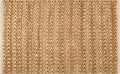 Jute Patsan Hand Woven Area Rug 2x3 Feet - Natural, Soft Decorative Stripe Design Accent Floor Rugs Ideal for Entryway, Kitchen, Nursary | Small Farmhouse Rustic Boho Beige Patio Mat for Bedroom