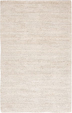 SAFAVIEH Area Rug 6x9 - Natural Fiber Collection - Bleach, Handmade Jute, Braided Woven Design, Ideal for Living Room, Bedroom (NF212D)