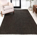 JONATHAN Y Pata Hand Woven Chunky Jute Brown Indoor Area Rug, 5x8, Bohemian, Rustic, Cottage, Easy-Cleaning for Living Room, Bedroom, Kitchen, Non-Shedding (NRF102G-5)