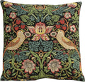 Charlotte Home Furnishings Throw Pillow Covers Decorative Boho Pillow Covers for Couch Living Room Black Strawberry Square Cushion Cases 18x18 in European Cotton Jacquard Woven Cozy Bedroom Decor