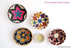 African Basket Rwanda - 8 Inches Diameter - Sisal, Sweetgrass Basket - Handmade From Africa, SRB107