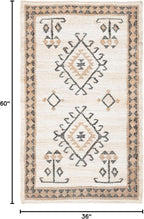 SAFAVIEH Kilim Collection Accent Rug - 3' x 5', Ivory & Black, Handmade Flat Weave Jute, Ideal for High Traffic Areas in Entryway, Living Room, Bedroom (KLM762A)