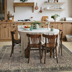 9x12 Vintage Washable Area Rug for Living Room,Low Pile Non Slip Carpet Non-Shedding Large Area Rug Soft Indoor Stain Resistant Rug Floral Print Mat for Dining Room Brown Floral