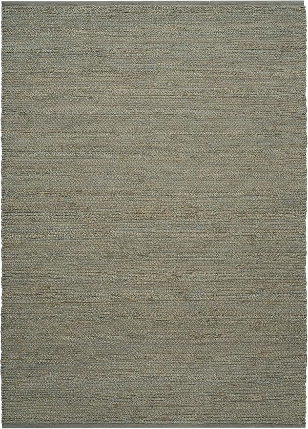 Nourison Home Natural Jute Sage 4' x 6' Area Rug - Easy Clean, Non Shedding, Bed Room, Living Room, Dining Room, Kitchen (4' x 6')