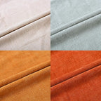 Set of 4 Soft Textured Decorative Throw Pillow Covers 18x18 Inch Cozy Farmhouse Cushion Cover Square Accent Pillow Cases for Bed Couch Sofa Living Room, Beige Aqua Burnt Orange