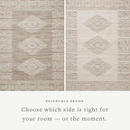 Loloi Angela Rose Rivers Collection RIV-05 Lilac/Ivory 2'-3" x 3'-9" Reversible Accent Rug
