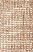 SAFAVIEH Natural Fiber Collection Accent Rug - 3' x 5', Natural, Handmade Boho Farmhouse Woven Jute, Ideal for High Traffic Areas in Entryway, Living Room, Bedroom (NF187A)