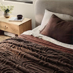 Bedsure GentleSoft Fleece Blanket Queen Size for Bed - Super Soft & Cozy, Fluffy Blankets for Women & Girls, Ideal for Sofa & Couch, Dark Brown, 90x90 Inches