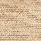 Nourison Home Natural Jute Bleached 3' x 5' Area Rug - Easy Clean, Non Shedding, Bed Room, Living Room, Dining Room, Kitchen (3' x 5')