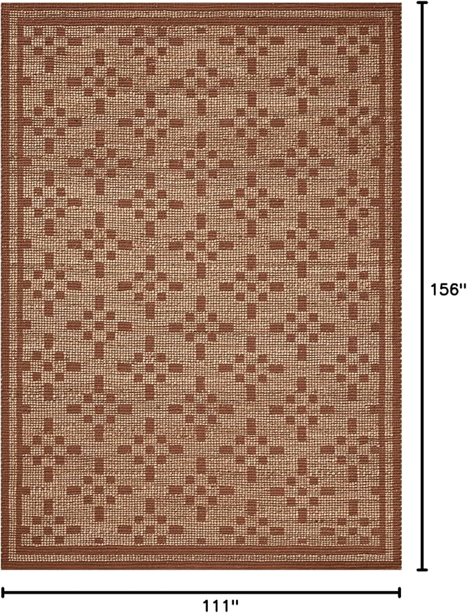 Loloi Chris Loves Julia Judy Collection JUD-07 Natural/Spice 9'-3" x 13' Area Rug