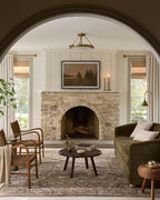 Loloi Magnolia Home by Joanna Gaines Pace Collection PAC-01 Bark/Natural 5'-3" x 7'-6" Area Rug