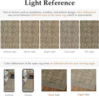 6x9 Brown Area Rug for Living Room Washable Vintage Distressed Carpet Large Bedroom Low Pile Non Slip Indoor Soft Retro Throw Accent Rug Office Kitchen Bathroom Dining Room