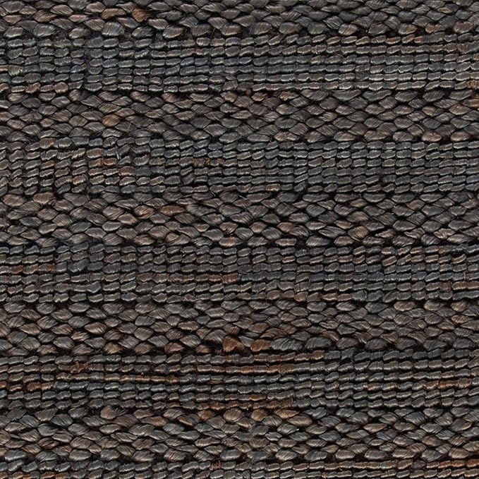 SAFAVIEH Natural Fiber Collection Runner Rug - 2'3" x 6', Charcoal, Handmade Jute, Braided Woven Design, Ideal for Living Room, Bedroom (NF212C)