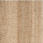 SAFAVIEH Natural Fiber Collection Area Rug - 7' Square, Natural, Handmade Farmhouse Jute, Ideal for High Traffic Areas in Living Room, Bedroom (NF732A)