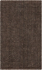 SAFAVIEH Area Rug 3x5 - Natural Fiber Collection - Brown, Handmade Jute, Farmhouse Style, Chunky Textured Thick Pile (NF447D)