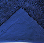 Better Trends Rio Collection is Super Soft and Light Weight in Floral Design 100% Cotton Tufted Unique Luxurious Machine Washable Tumble Dry, Euro Sham, Navy