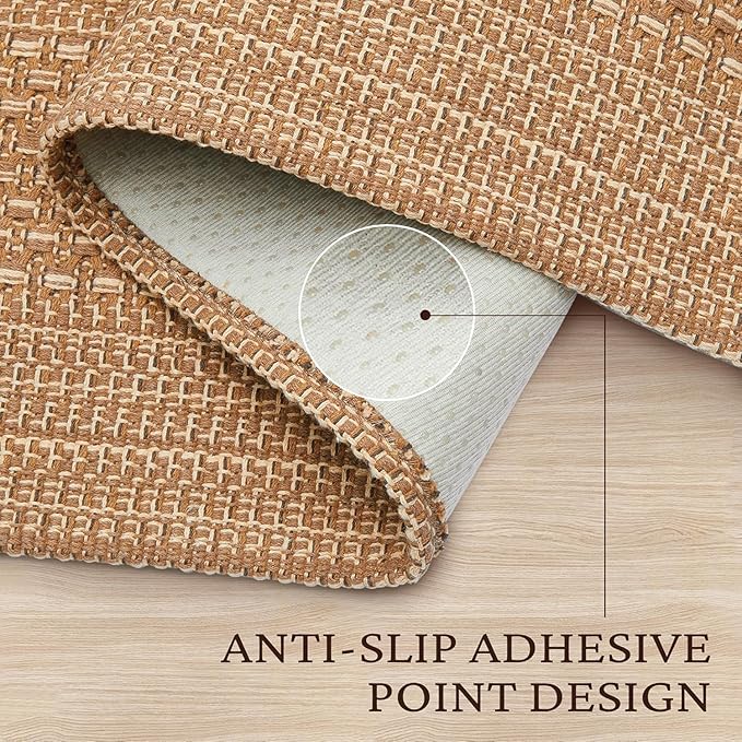20"x59" Kitchen Mats for Floor, Machine Washable Mats, Woven Kitchen Rugs, Boho Style, Non Slip, Runner Rugs for Kitchen, Non-Slip, Durable, Easy Clean, Everyday Use