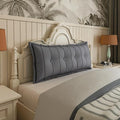 Johnear Headboard Pillow Large Reading Pillows for Sitting in Bed Adult Daybed Cushion Backrest Bolster Pillow Support Positioning Sofa Rest （Gray, 54 x 3 x 20 inches）