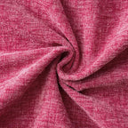 MIULEE Pack of 2 Couch Throw Pillow Covers 18x18 Inch Soft Hot Pink Chenille Pillow Covers for Sofa Living Room Solid Dyed Pillow Cases