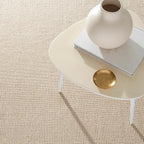 Dash & Albert Haverhill Natural Handwoven Cotton Rug, 7.5 X 9.5 Feet, Ivory Solid Pattern