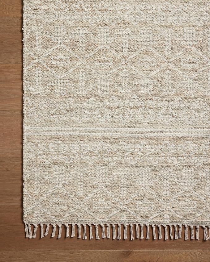 Loloi Angela Rose Rivers Collection RIV-03 Sand/Ivory 2'-3" x 3'-9" Reversible Accent Rug