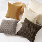 Topfinel Decorative Brown Throw Pillow Covers Cushion Cases, Set of 4 Soft Velvet Modern Double-Sided Designs, Rustic Home Decor, Pillow Inserts Not Included (16x16 inch)