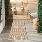 Nourison Home Positano Jute 2' x 6' Area Rug - Easy Clean, Non Shedding, Bed Room, Living Room, Dining Room, Kitchen (6' Runner)
