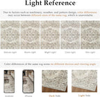 10x12 Area Rug Beige Washable Vintage Distressed Living Room Carpet Large Bedroom Indoor Medallion Floral Non Slip Retro Throw Floor Mat for Office Dining Room Kitchen Bathroom