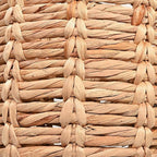 happimess BSK1003A Laurel Bohemian Hand-Woven Abaca Wicker Storage Basket with Handles, Seagrass Container for Decoration in Bedroom, Living Room, Laundry Room, Entryway, Natural