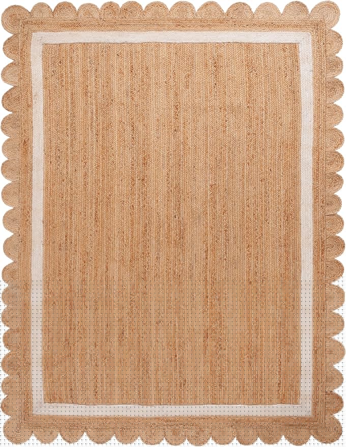 SAFAVIEH Natural Fiber Collection Area Rug - 10' x 14', Natural/Ivory, Geometric Design, Ideal for High Traffic Areas in Living Room, Bedroom, Dining (NF896A)