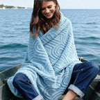 Bedsure GentleSoft Blue Throw Blanket for Women - Super Soft & Cozy, Fleece Blankets for Girls, Ideal for Couch & Bed, 50x70 Inches