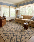 Loloi Chris Loves Julia Judy Collection JUD-05 Natural/Graphite 3'-6" x 5'-6" Accent Rug