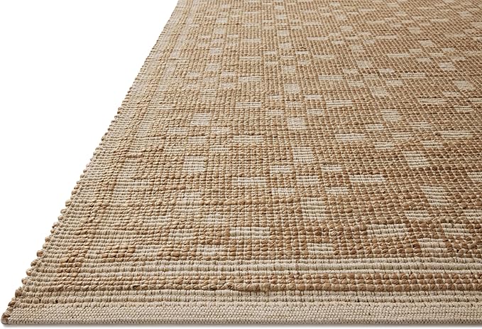 Loloi Chris Loves Julia Judy Collection JUD-07 Natural/Ivory 7'-9" x 9'-9" Area Rug