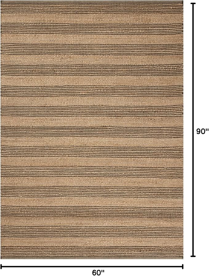 Loloi Chris Loves Julia Judy Collection JUD-06 Natural/Chocolate 5'-0" x 7'-6" Area Rug