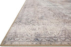 Loloi Loren Collection LQ-04 Silver/Slate 5'-0" x 7'-6" Area Rug