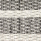 Nourison Home Positano Charcoal Ivory 6' x 9' Area Rug - Easy Clean, Non Shedding, Bed Room, Living Room, Dining Room, Kitchen (6' x 9')