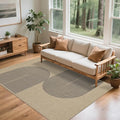 Easy Jute Rug 8x10: Indoor Outdoor Natural Boho Area Rugs for Living Room Patio Washable - Farmhouse Neutral Contemporary Large Carpet for Bedroom Dining Room Backyard Office Non Slip