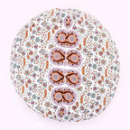 32" Peacock Mandala Bohemian Yoga Meditation Floor Pillow Cover Comfortable Home Car Bed Sofa Cushion Couch Seating Large Zipped Throw (32 inches, White Multi)