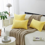 Home Brilliant Yellow Spring Pillow Covers 12x20 Lumbar Pillows Fall Decoration Supersoft Striped Decorative Pillow Cases for Couch Bench Sofa Winter Decor, 12 x 20 inch, Sundress