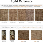 HUGEAR Area Rug 6x9 Brick Red Machine Washable Living Room Rugs Distressed Vintage Floral Vacuumable Low Pile Carpet Bedroom Office Dining Room Laundry Room Non Slip Soft Lightweight