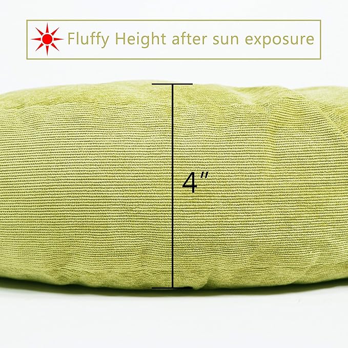 Tiita Outdoor Cushions Square Floor Pillow Thicken Tufted Seat Pad Large Floor Cushion for Yoga Meditation Living Room