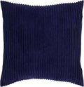 Better Trends Jullian Collection is Super Soft and Light Weight in Bold Stripes Design 100% Cotton Tufted Unique Luxurious Machine Washable Tumble Dry, Euro Sham, Navy