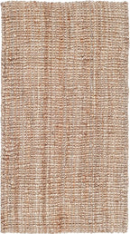 SAFAVIEH Natural Fiber Collection Runner Rug - 2' x 14', Natural Brown, Handmade Jute, Farmhouse Style, Chunky Textured Thick Pile (NF447A)